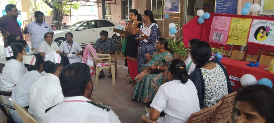 சேரன்மகாதேவி அரசு மருத்துவமனை இந்திய மருத்துவ சங்கம் அம்பாசமுத்திரம் கிளை ஆகியவை இணைந்து உலக தாய் பால் வார நிகழ்வை நடத்தியது