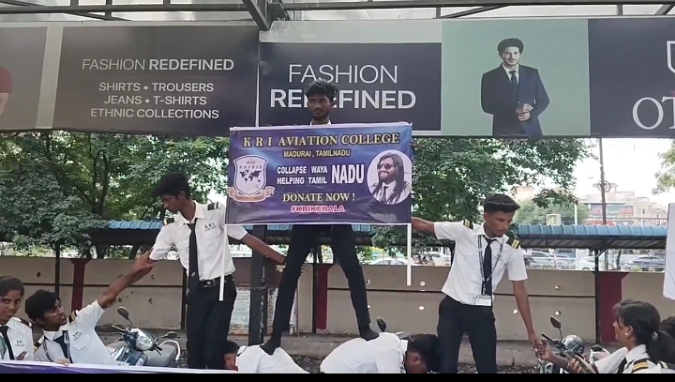 கேரளா மாநிலம் வயநாட்டில் பாதிக்கப்பட்ட மக்களுக்கு நிதிதிரட்டிய மாணவ மாணவிகள்
