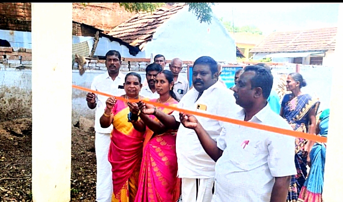 உலகன்குளம்‌ ஊராட்சியில்‌ ரூ.20.70 லட்சம்‌ மதிப்பிலான புதிய மேல்நிலை நீர்த்தேக்கத்‌ தொட்டி திறப்பு விழா