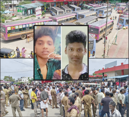 மார்த்தாண்டத்தில் விபத்து எதிரொலி; போக்கு வரத்து தொழிலாளர்கள்!போராட்டம் – இரண்டரை மணி நேரம் பஸ் போக்கு வரத்து பாதிப்பு!