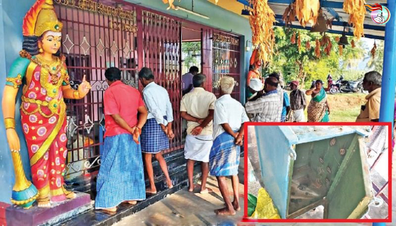 கெங்கவல்லி அருகே மாரியம்மன் கோயிலில் உண்டியலை உடைத்து கொள்ளை: மர்ம நபர்களுக்கு போலீஸ் வலை!