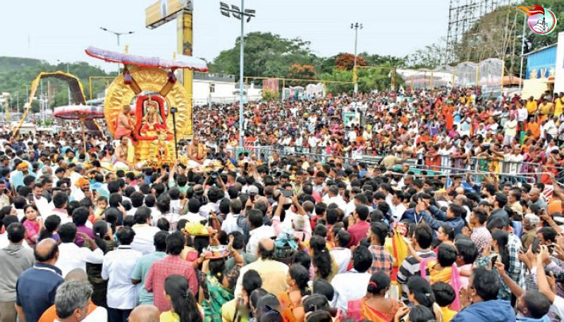 திருப்பதியில் சூரிய பிரபை வாகனத்தில் வீதிஉலா பத்ரி நாராயணன் அலங்காரத்தில் எழுந்தருளிய மலையப்ப சுவாமி: நாளை தீர்த்தவாரியுடன் பிரமோற்சவம் நிறைவு!