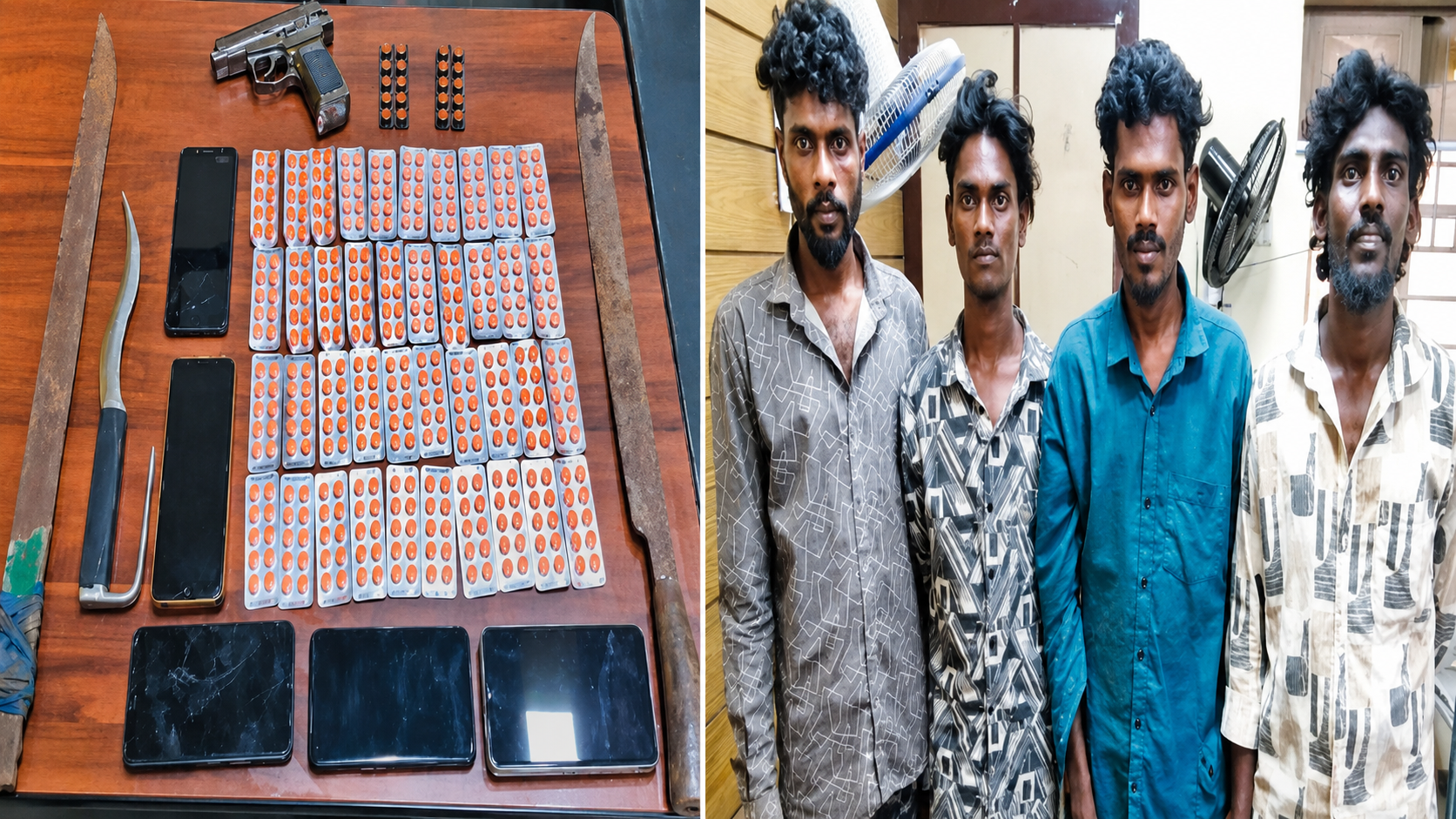 மும்பையில் இருந்து சென்னைக்கு போதை மாத்திரைகள் கடத்தல்: 4 பேர் கைது; 420 மாத்திரை பறிமுதல்
