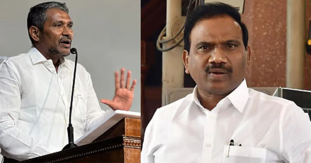 தடுமாற்றம்’தன்னால் வந்ததல்ல – அமைச்சர் வன்னி அரசுக்கு ஆ.ராசா பதிலடி