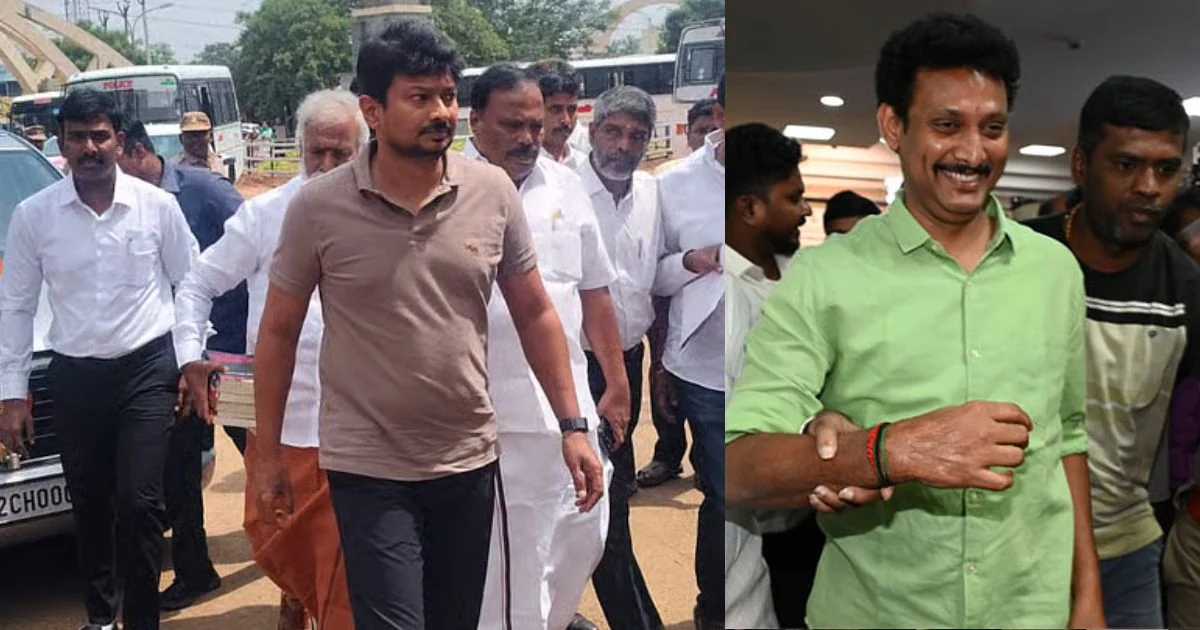 சிறையில் அன்பில் மகேஷை சந்தித்த உதயநிதி!